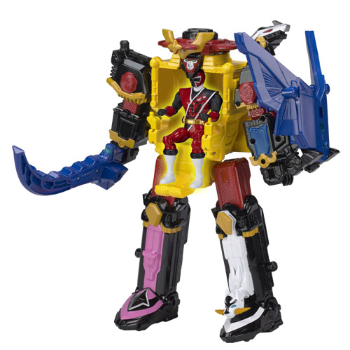 Megazord de Power Rangers Ninja Steel- Juguetes Bandai